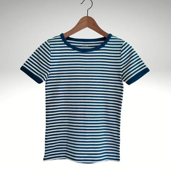 J. Crew Perfect-Fit Striped Ringer Tee - Picture 1 of 5